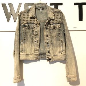Studded denim jacket